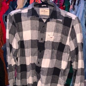 Black and white flannel